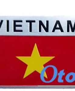 Vì sao nên chọn Logo kim loại cờ Việt Nam 3D dán xe ô tô