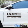 Tem WRC Fia World Rally Championship dán sườn xe ô tô