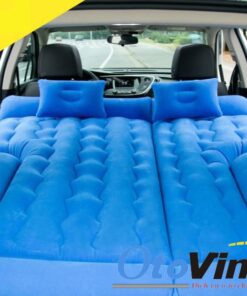 Giường hơi ô tô cho xe SUV bằng nhung cao cấp màu xanh dương
