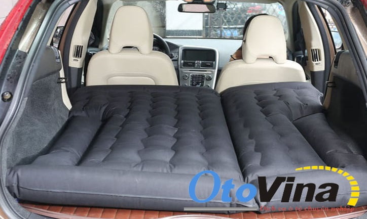 Giường hơi ô tô cho xe SUV chất liệu Oxford cao cấp mã 09 màu đen