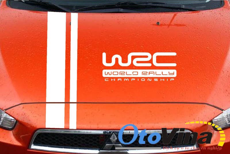 Sản phẩm tem dán mui xe ô tô WRC và dải trang trí phần đầu xe mang lại phong cách thể thao và tạo điểm nhấn cho chiếc xe ô tô của bạn