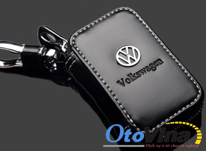 Bao da chìa khóa ô tô có khóa kéo sử dụng cho các hãng xe Volkswagen
