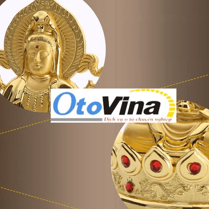Tượng Phật Quan Âm Thiên Thủ Thiên Nhãn được làm từ chất liệu đá poly tự nhiên, được mạ vàng.