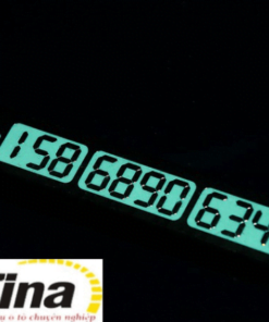 Bảng số điện thoại gắn táp lô ô tô V2 đươc thiết kế bằng những nút số dạ quang