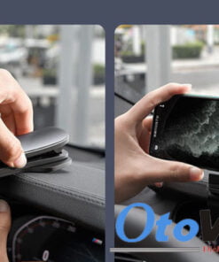 Giá đỡ điện thoại ô tô với chân đế mở rộng Baseus kẹp bảng đồng hồ dễ dàng sử dụng