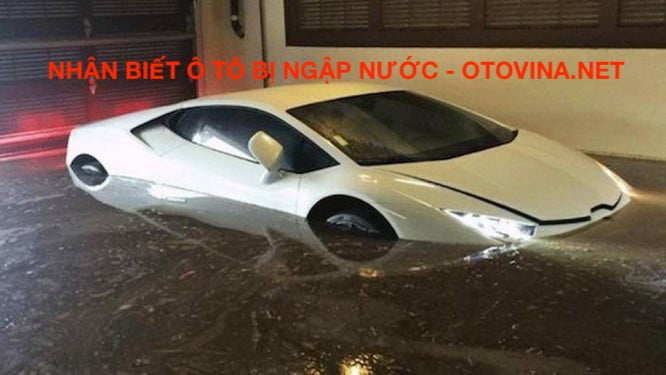 Nhận biết xe ô tô bị ngập nước