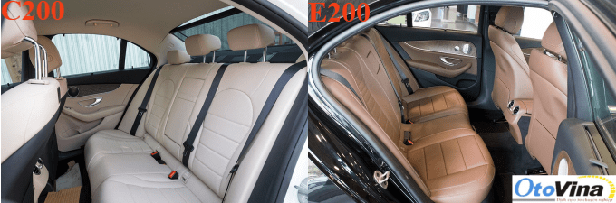 Đánh giá về nội thất của Mercedes C200 hay E200