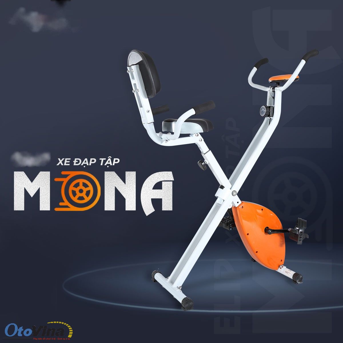 Xe đạp tập Nextsport Mona sở hữu thiết kế độc đáo, nổi bật với khả năng xếp gọn dễ dàng giúp sau mỗi lần sử dụng.