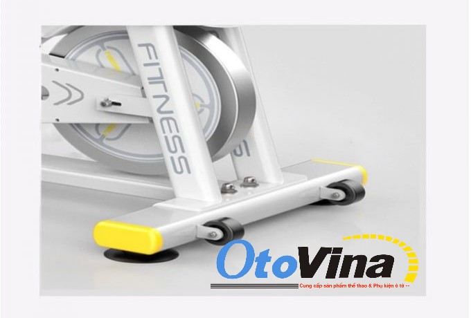 Với thiết kế bánh xe người dùng có thể dễ dàng di chuyển xe đạp tập trong nhà NSP-3000 đến bất kỳ đâu
