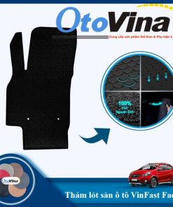 Thảm lót sàn ô tô VinFast Fadil được làm bằng chất liệu hạt nhựa nguyên sinh cao cấp an toàn cho người sử dụng.